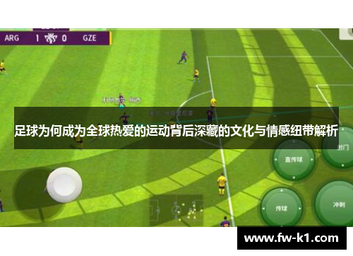 足球为何成为全球热爱的运动背后深藏的文化与情感纽带解析